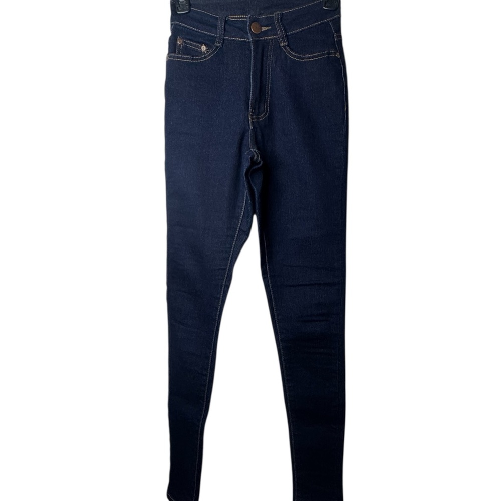 Classic Dark Blue Women's Skinny Jeans
